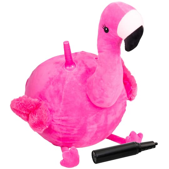 Hedstrom 18&#x22; Plush Flamingo Hopper Ball With Pump